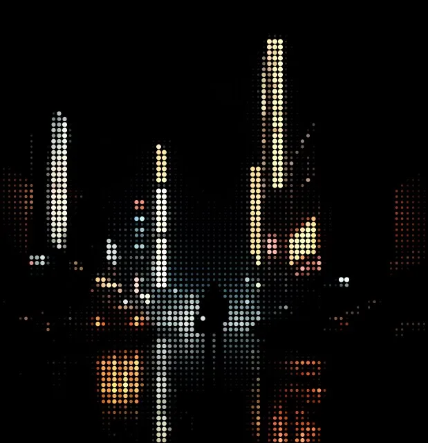 ASCII art before the Chromatic effect