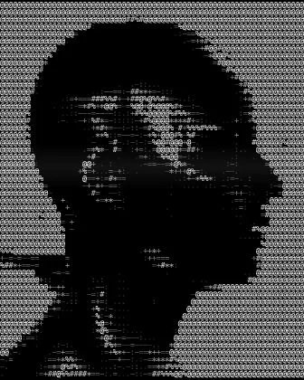 The Scan Lines effect applied to ASCII art
