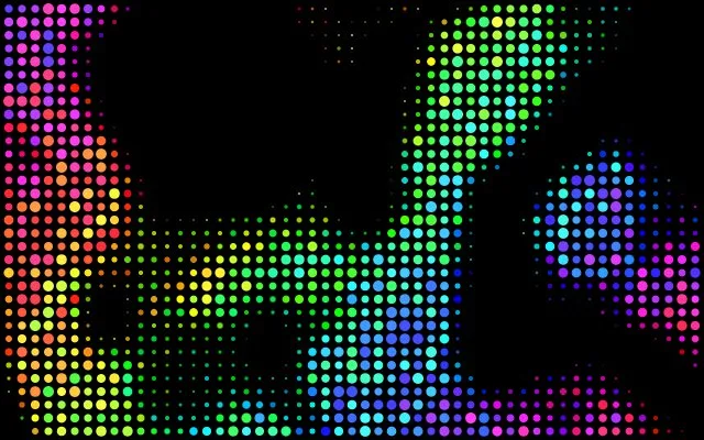 An animated shader rendered in the Disco style