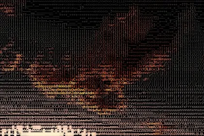 Ember Clouds converted to Mixed style ASCII art